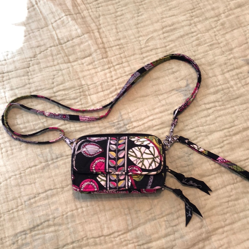 Vera Bradley small Crossbody wallet, EUC